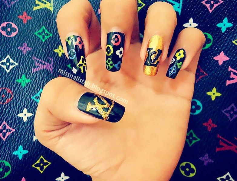 ♥ CC's NAILS ♥: Louis Vuitton Inspired in 3 Different Colors