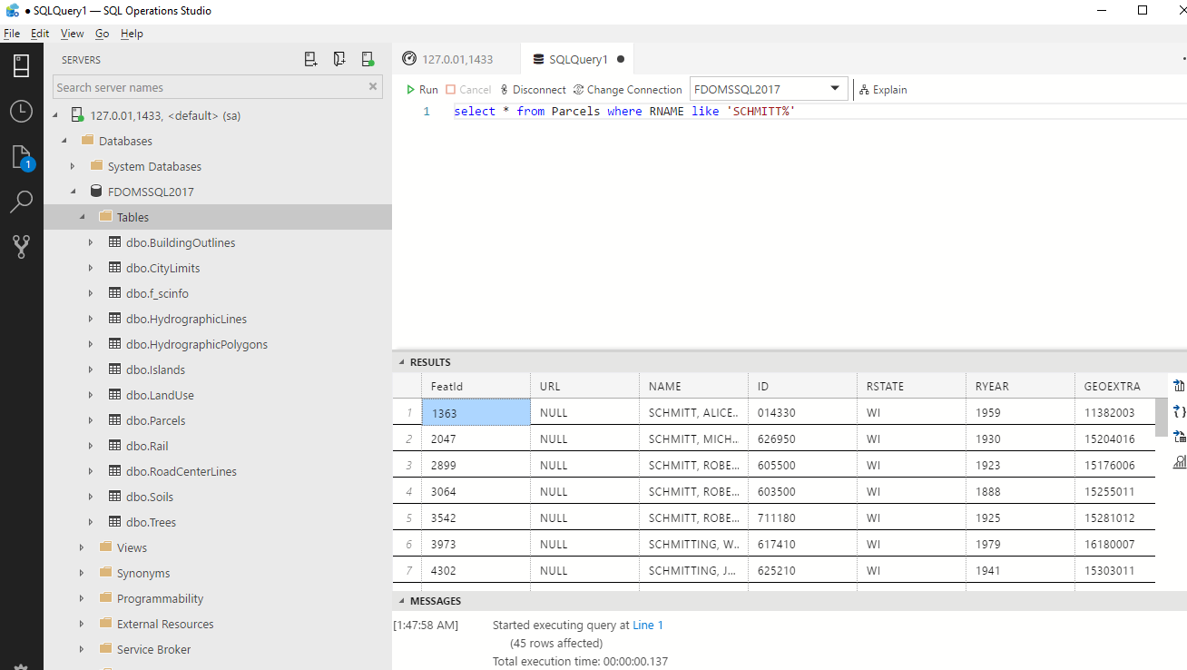 Test Sql Server
