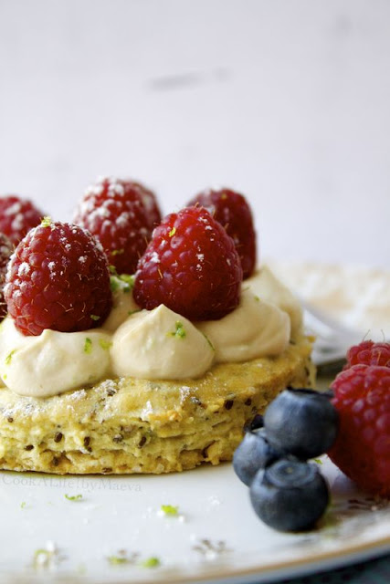 Tartelettes légères framboises et graines de chia (sans gluten) • Cook A Life! by Maeva