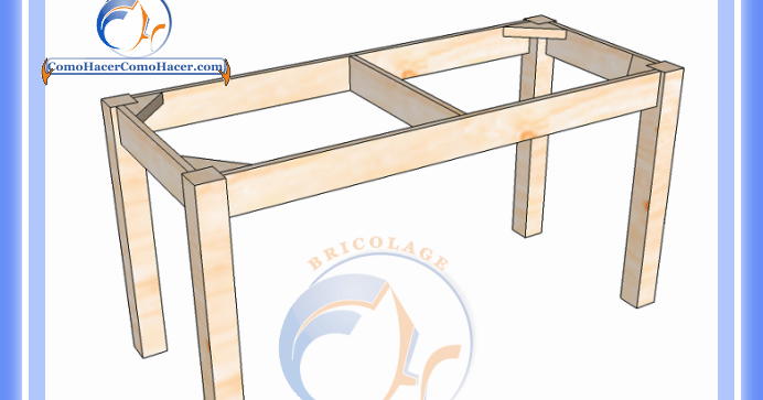 Plano de mesa de madera medidas | Web del Bricolaje Diseño Diy