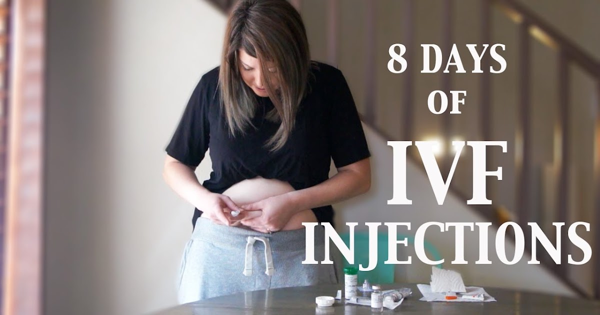 IVF injections, sore butts and bruised bellies The IVF Specialist's