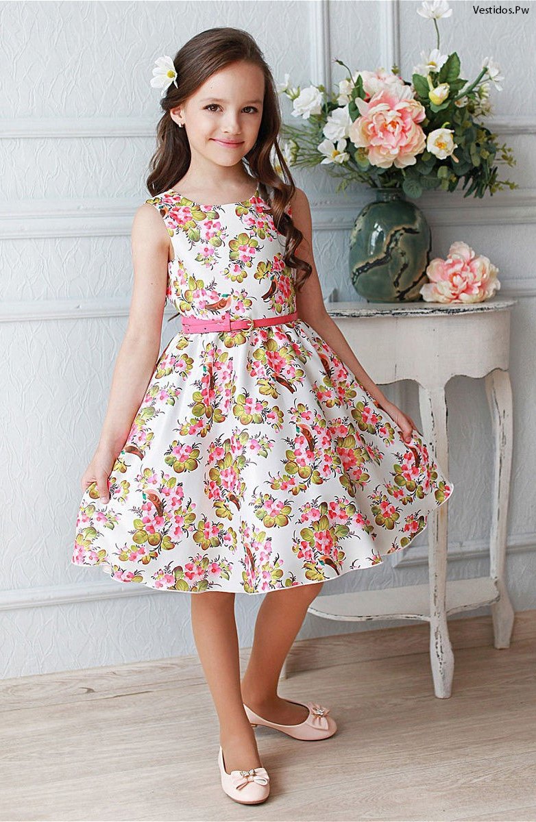 Vestidos Casuales Vestido Acampanado Para NiÃ±a Vestidos Casuales