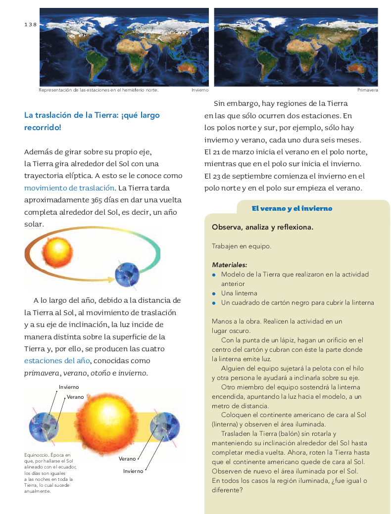 Los movimientos de la luna y la tierra - Ciencias Naturales 4to Bloque 5 2014-2015
