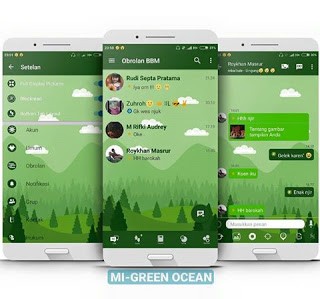 BBM MI-Green Ocean Versi Terbaru nama