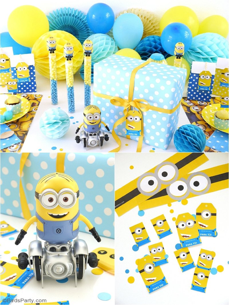 Cheap Good Goods Personalized Custom Printed Minions Birthday Party 