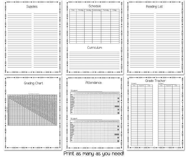 LAWTEEDAH Reusable Teacher Planner