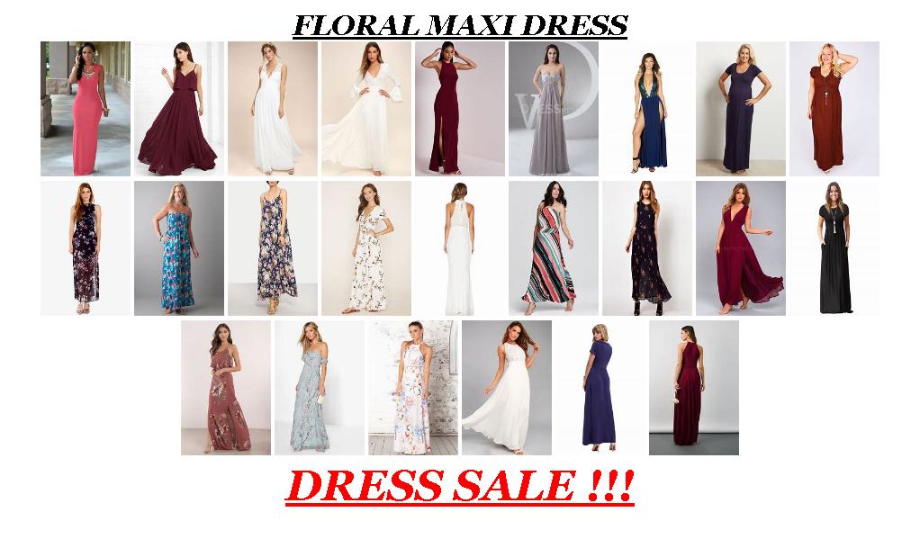For Sale Shop - Floral Maxi Dress