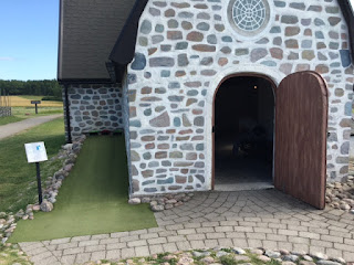 Minigolf at Siggesta Gård, on Värmdö near Stockholm, Sweden by John Snelgrove July 2016