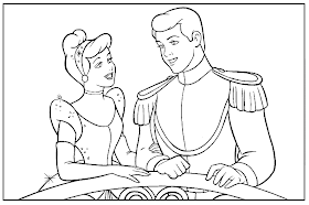 Disney Princess: Disney Princess and Prince Coloring Sheet