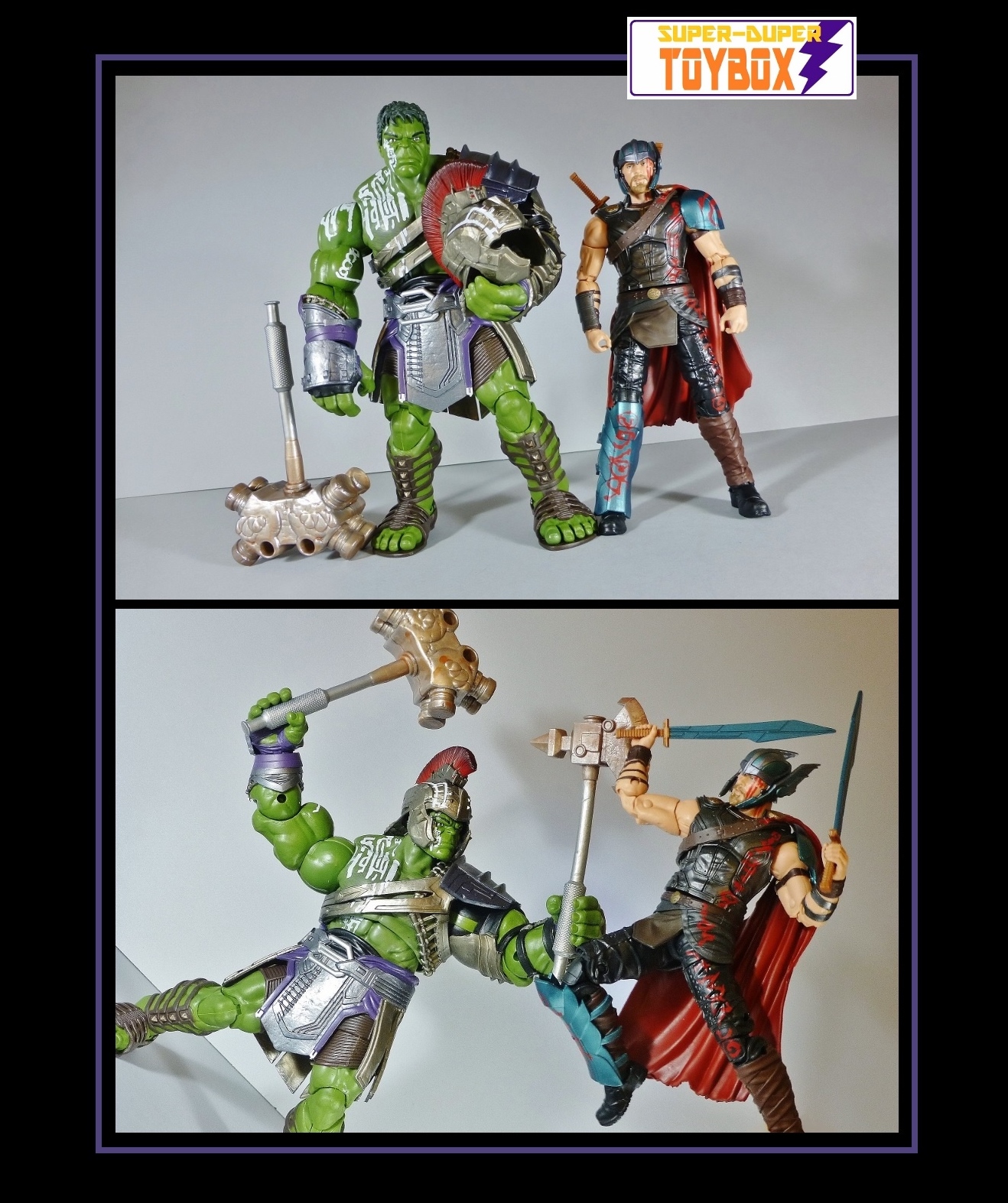 Marvel Legends Gladiator Hulk Thor Ragnarok BAF Complete Build A