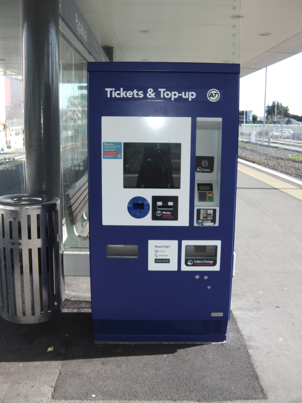 Papakura Station Ticket machines and building refurbishment