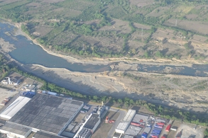 Suspenden retiro de arena del río Haina 