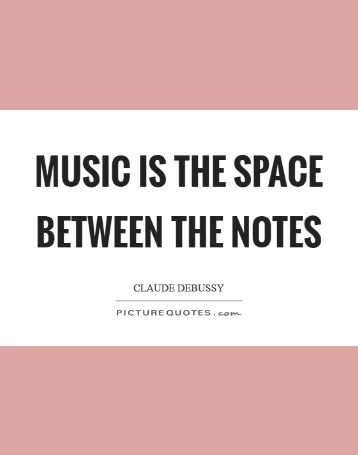 God in the Details The Space Between the Notes