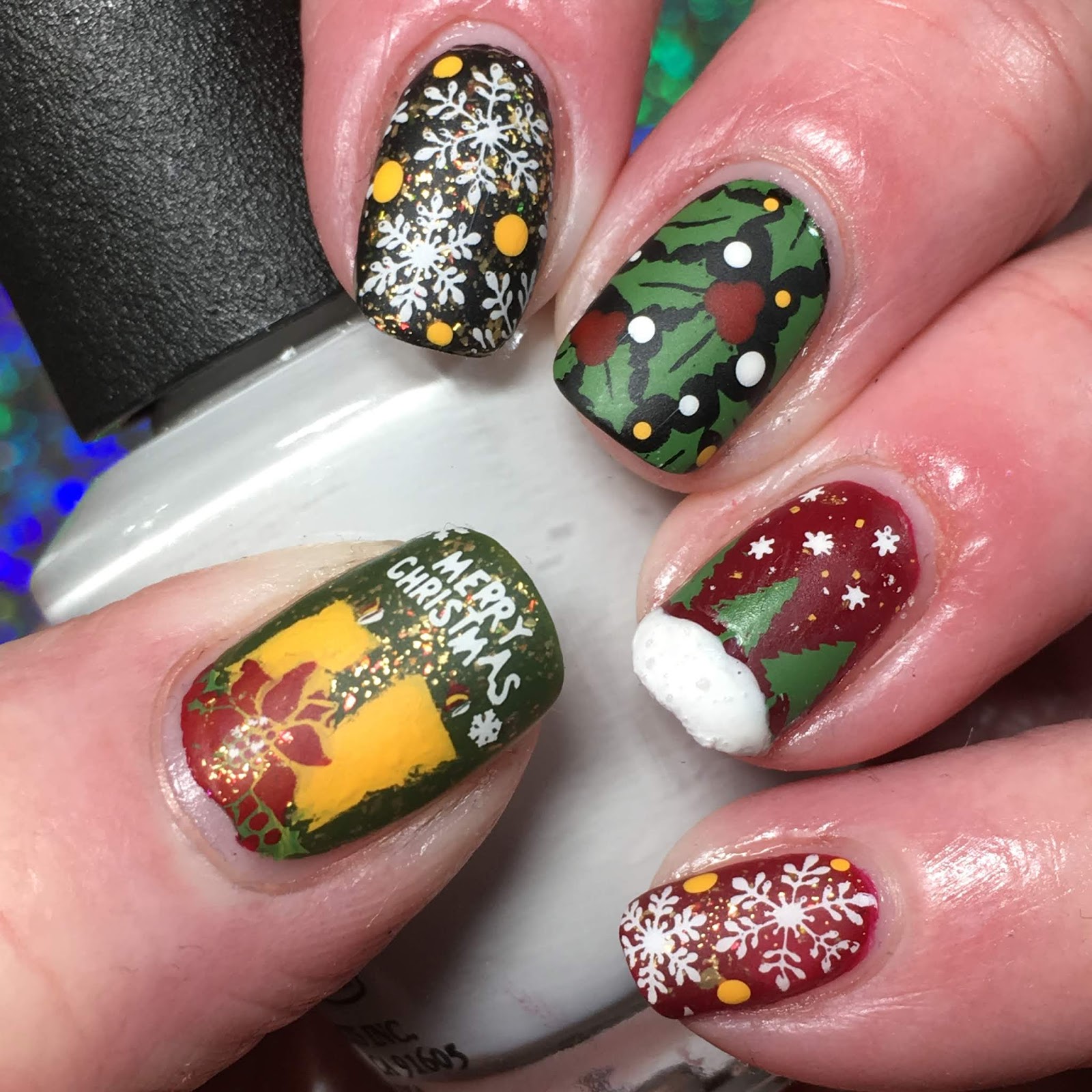 Canadian Nail Fanatic: Nail Polish Canada Holiday 2018 Nail Art Contest