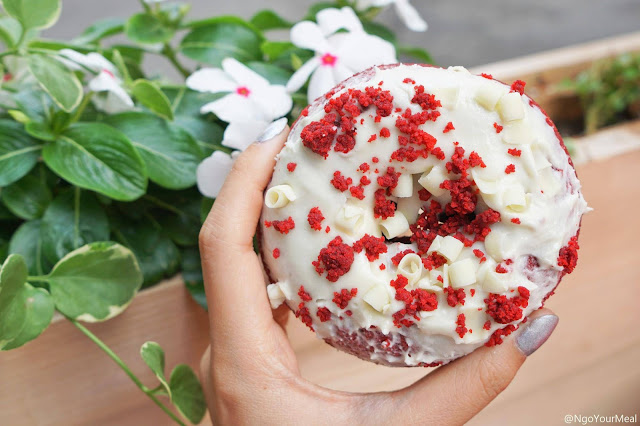 Red Velvet Donut at Firecakes in Chicago Red Velvet Donut at Firecakes in Chicago