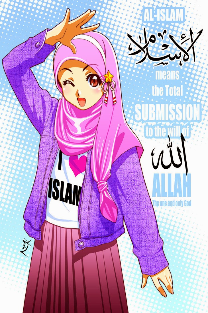 Kartun Muslimah Terkeren 2014 Gambar Kartun Muslimah Terkeren