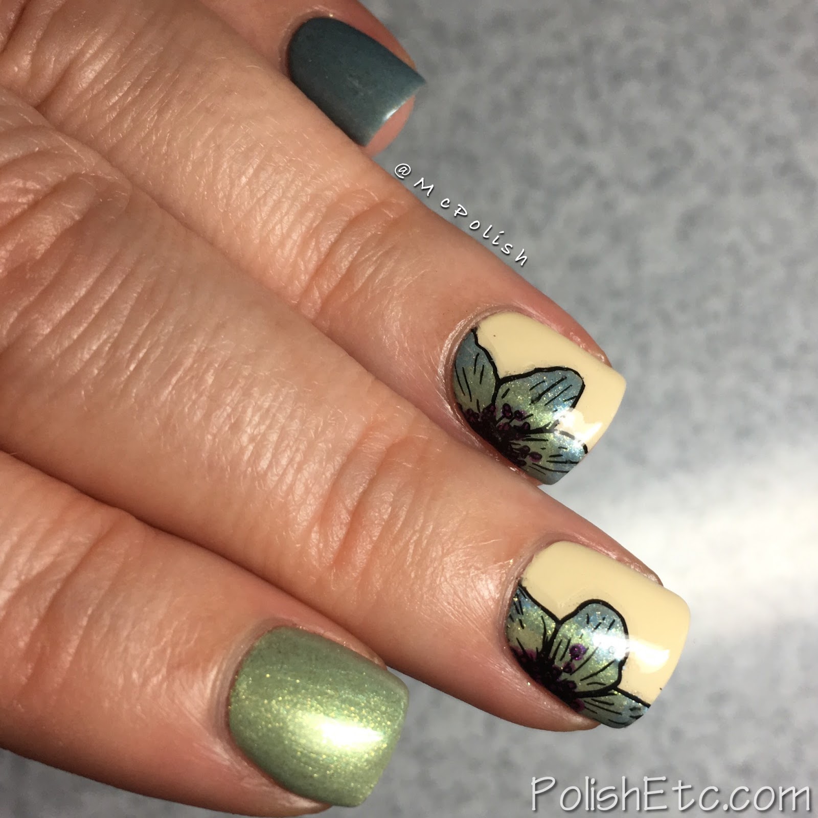 Floral Nails for the #31DC2017Weekly - McPolish