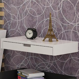 Blog Achados de Decoração, Prateleira decorativa com gaveta Blog Achados de Decoração, Prateleira decorativa com gaveta