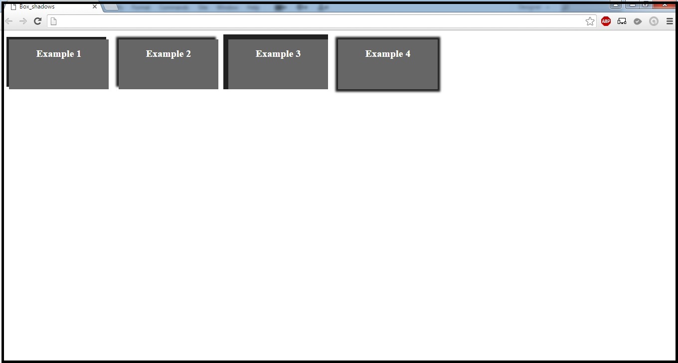 CSS3 Box Shadow design Guilders
