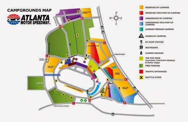 The Infield Guru Atlanta Motor Speedway 2015 Infield Camping Opportunity