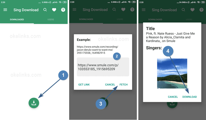 aplikasi download lagi di smule