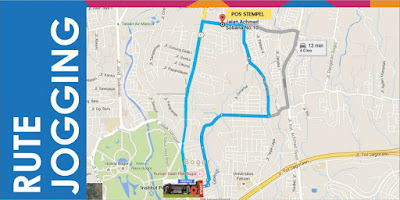 Rute 5K Nutrition Fun Jogging and Running 2016 Bogor Rute 5K Nutrition Fun Jogging and Running 2016 Bogor pergizi pangan indonesia kampus ipb baranangsiang
