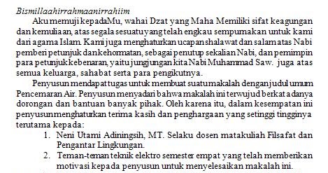 Contoh Kata Pengantar Kliping Ipa - Sinter D