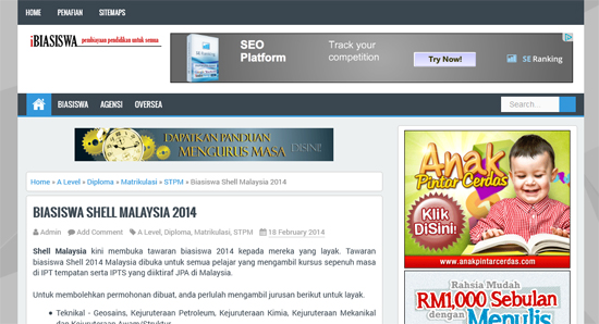 Adsense di blog Bahasa Melayu