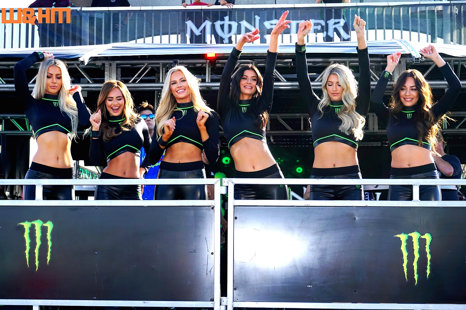 Monster Energy Girls at Supercross Anaheim 1 2020, by W&HM