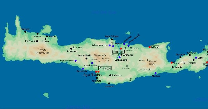 Mappa Di Creta
