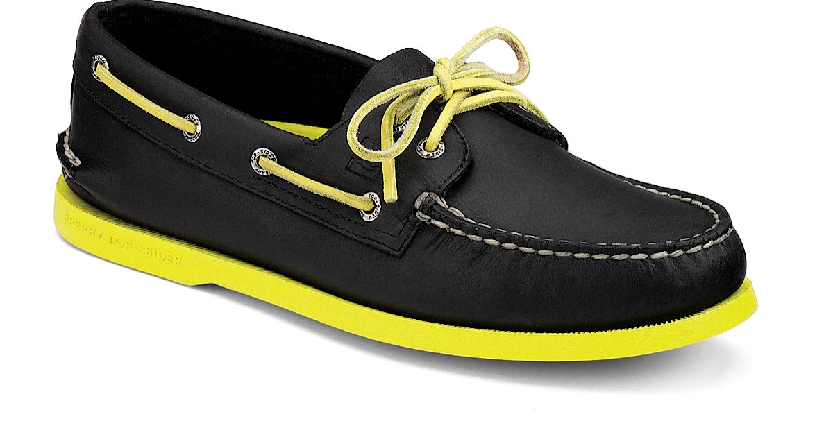 sperry yellow shoes