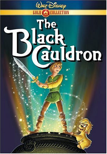 DVD cover Black Cauldron 1985 animatedfilmreviews.filminspector.com 