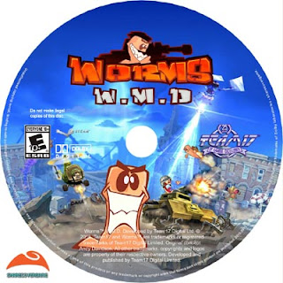 Worms W.M.D Disk Label