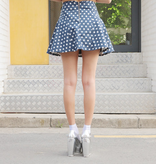 [Stylenanda] A-line Polka Dot Mini Skirt | KSTYLICK - Latest Korean ...