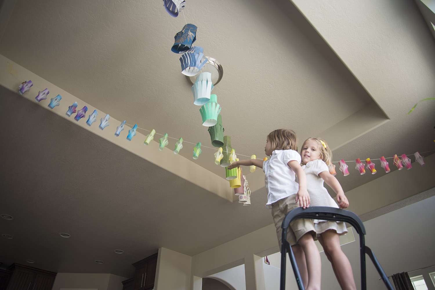 A school of fish Handmade Japanese Paper Lanterns