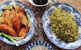 Persian Herbed Rice with Fish