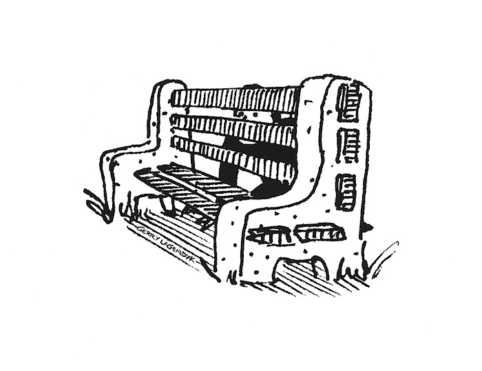 park bench drawing park bench drawing, park bench cartoon, G Lagendyk