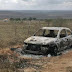 Corpo carbonizado é encontrado dentro de carro incendiado