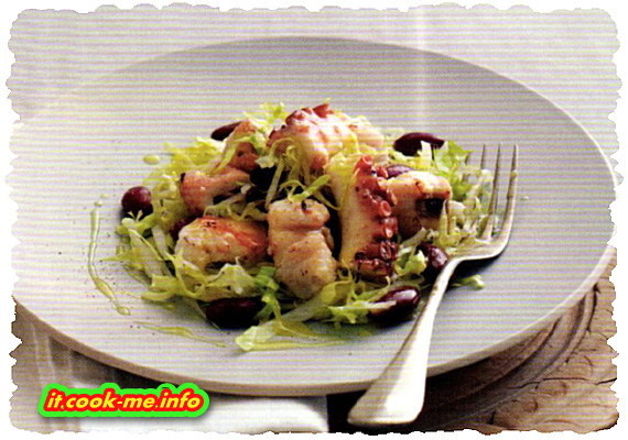 Insalata di mare con fagioli rossi Insalata di mare con fagioli rossi