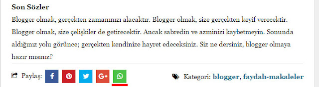 Ehliblog Whatsapp'ta Paylaş Butonu Ehliblog Whatsapp'ta Paylaş Butonu