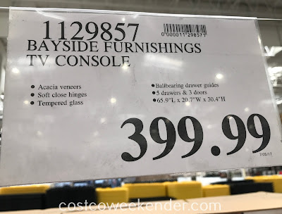 Deal for the Bayside Furnishings TV Console at Costco