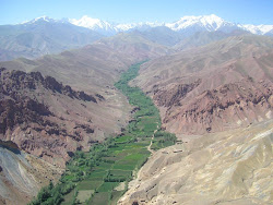 Afghan river valley