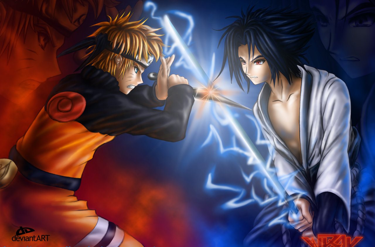 GambarBaru: Gambar Naruto VS Sasuke Shippuden
