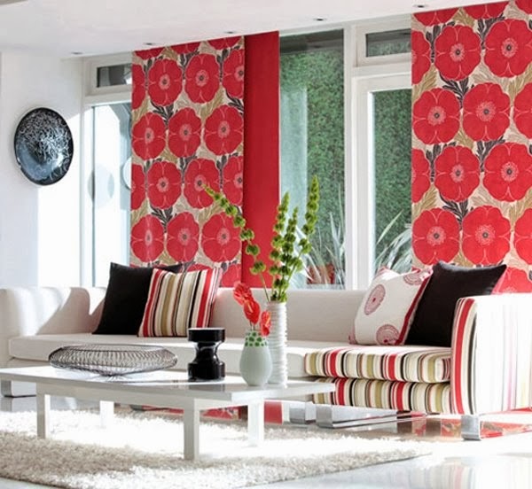 Salas color coral - Colores en Casa