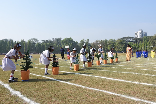 Sporting event of VES DBC School lays emphasis on demonetization & Girl Child Education