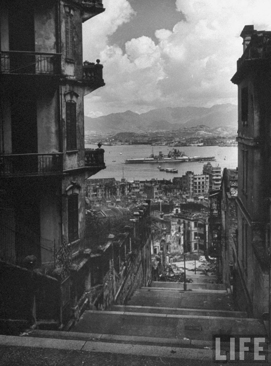 Amazing Black and White Photos of Hong Kong in 1945 ~ Vintage Everyday
