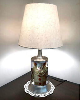 Stephen King's It, Pennywise, Lamp with Shade,Stephen King Home Accessories, Stephen King Store
