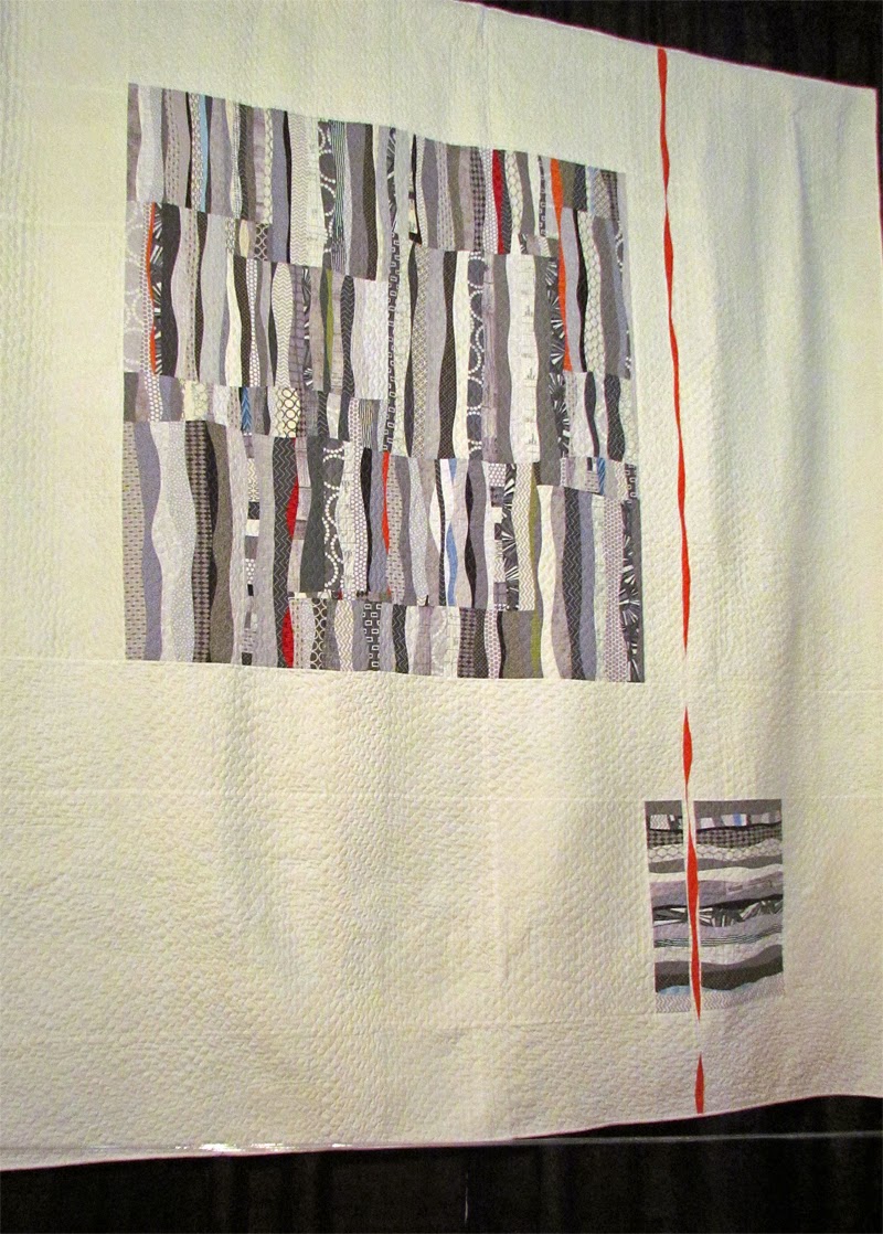 My favorite quilt at Houston Quilt Festival 2014:  Fade Into Gray by Stephanie Ruyle 