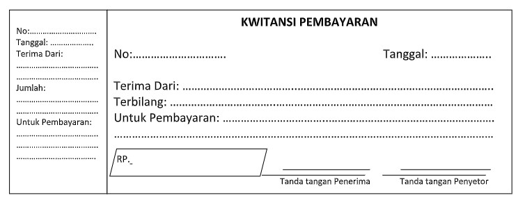 Kwitansi Kosong Pdf Madreview Net