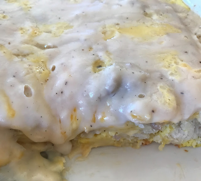 Living on Cloud Nine BISCUITS & GRAVY CASSEROLE